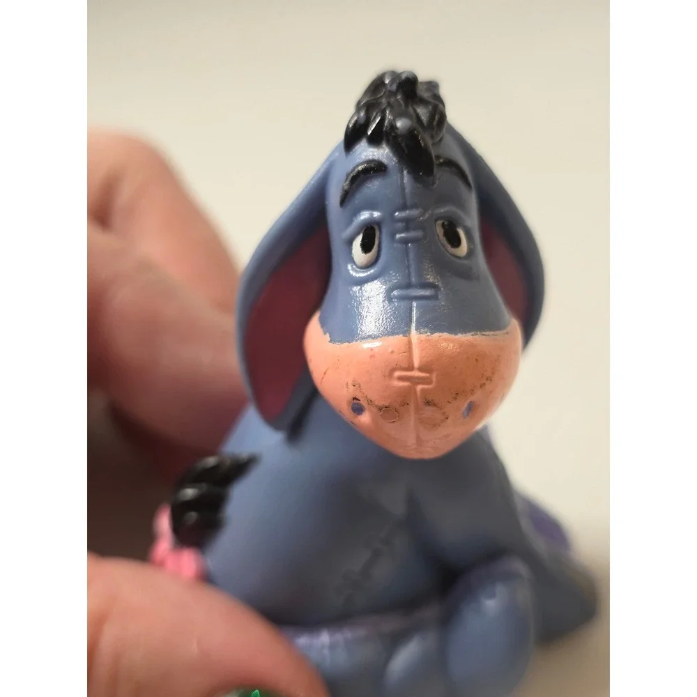 Disney Eeyore‎ PVC Figure Small Blue Fair Winnie the Pooh Collectible Toy